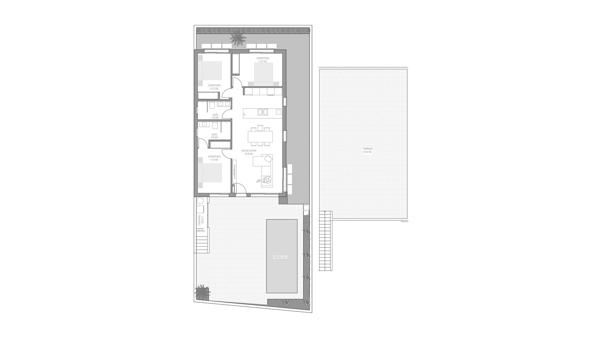 Villa ALEJANDRA XI, San Javier, Murcia, Spānijā 3 istabas, 100 m2 Nr. 178364