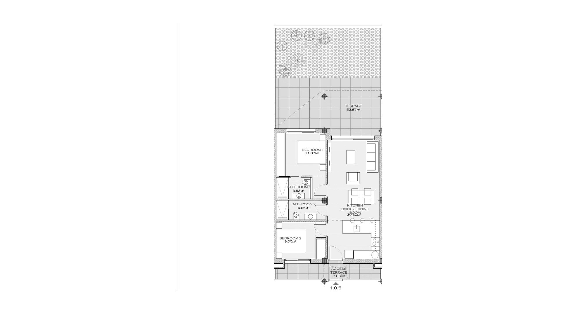 Квартира в SERENA BREEZE 3, Лос-Алькасарес, Мурсия, Испания 2 спальни, 137.03м2 №178366