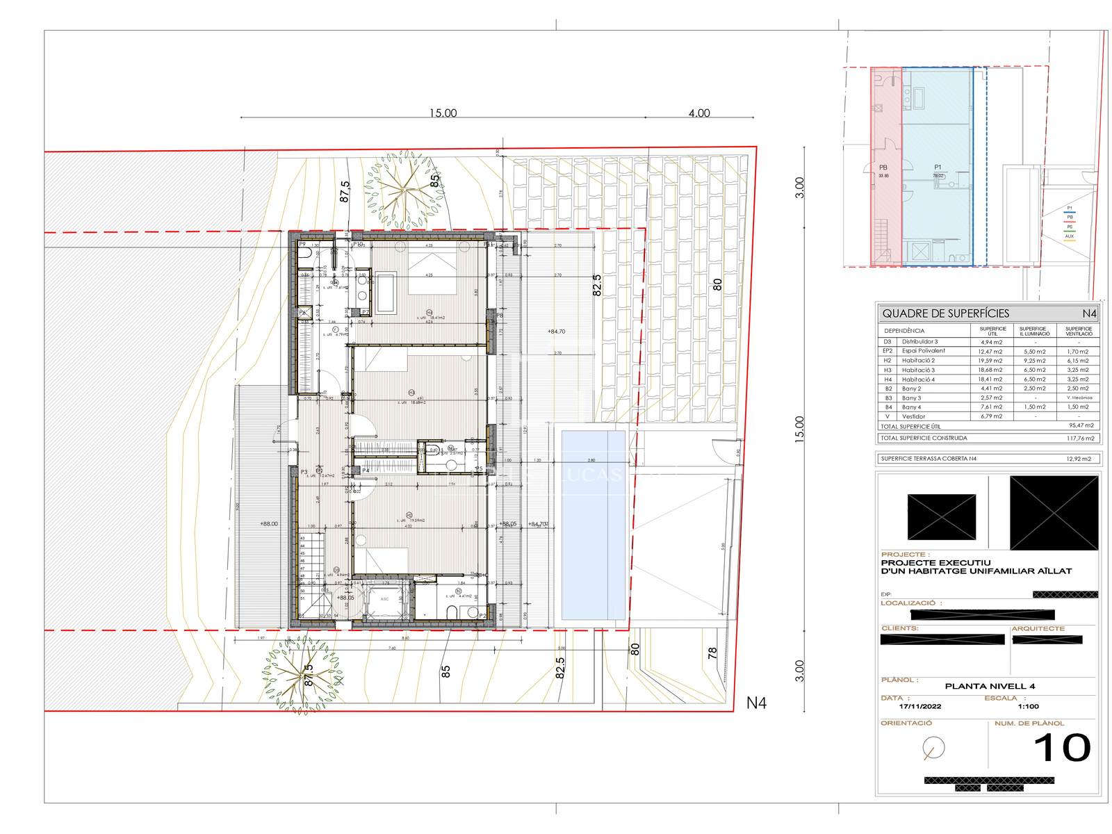 Villa en Castelldefels, Barcelona, España 4 dormitorios, 440 m2 No. 150408