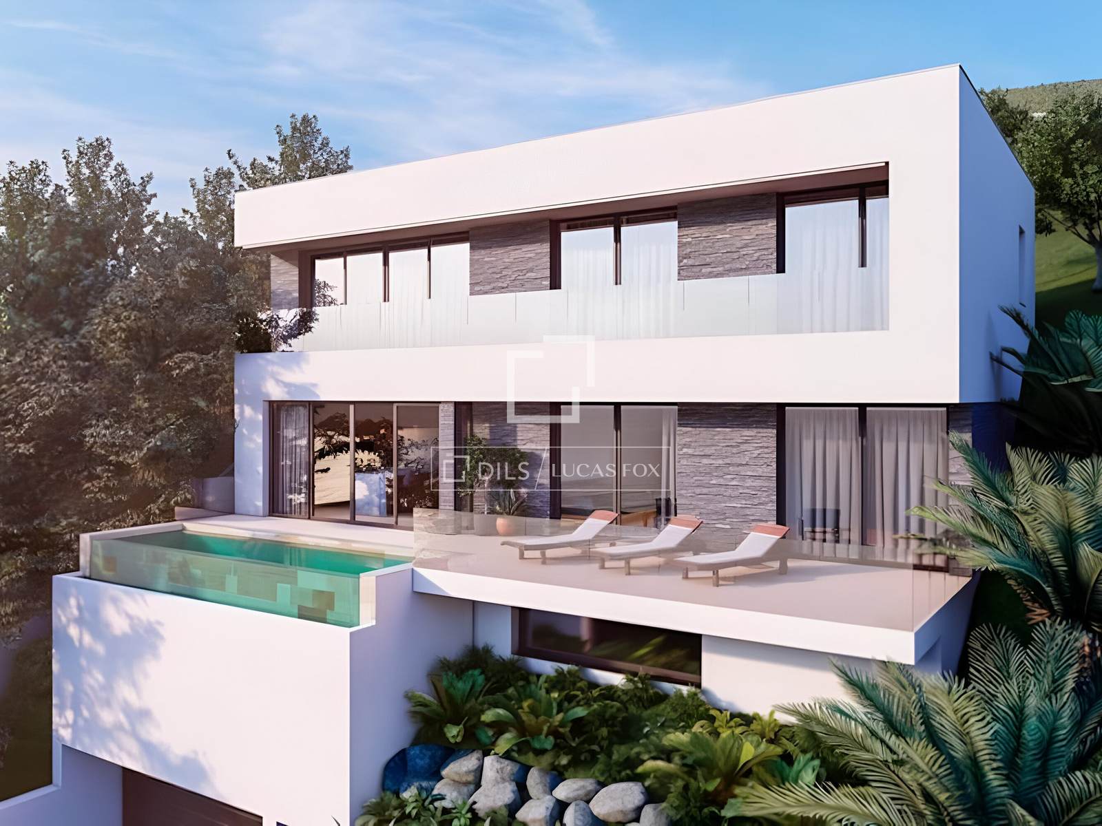 Villa en Castelldefels, Barcelona, España 4 dormitorios, 440 m2 No. 150408