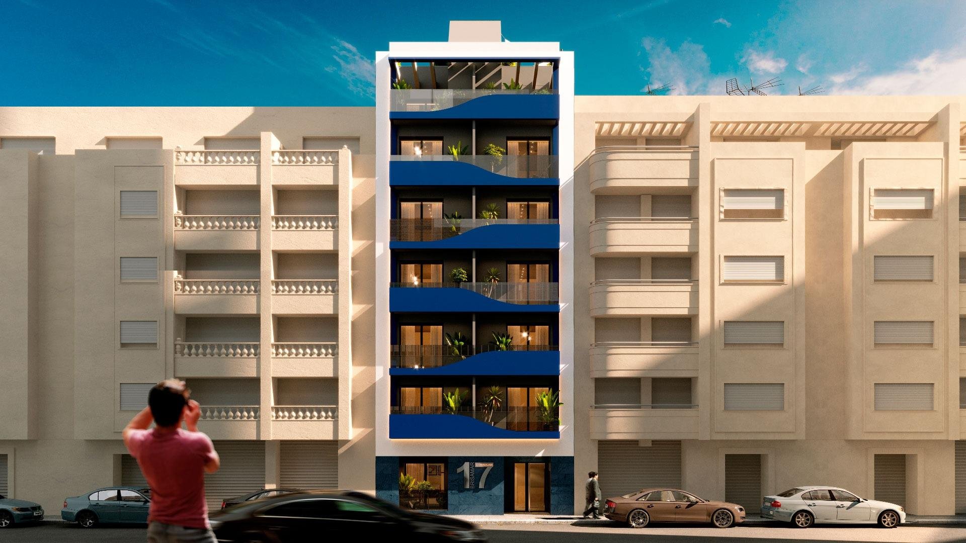 Apartment à Torrevieja, Alicante, Espagne 2 chambres, 80 m2 No. 165546
