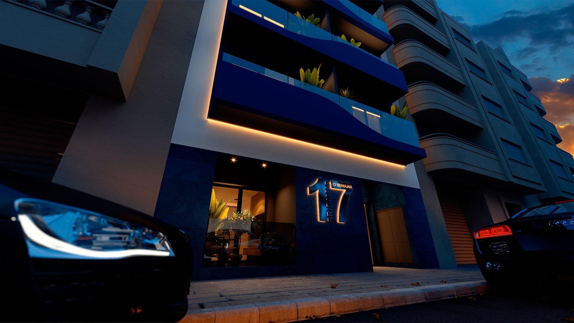 Apartment à Torrevieja, Alicante, Espagne 2 chambres, 80 m2 No. 165546