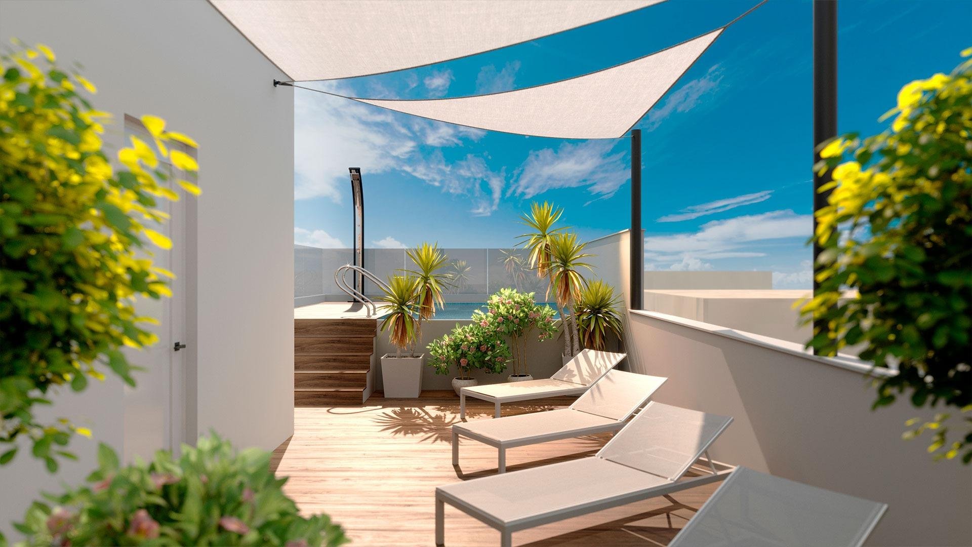 Apartment à Torrevieja, Alicante, Espagne 2 chambres, 80 m2 No. 165546