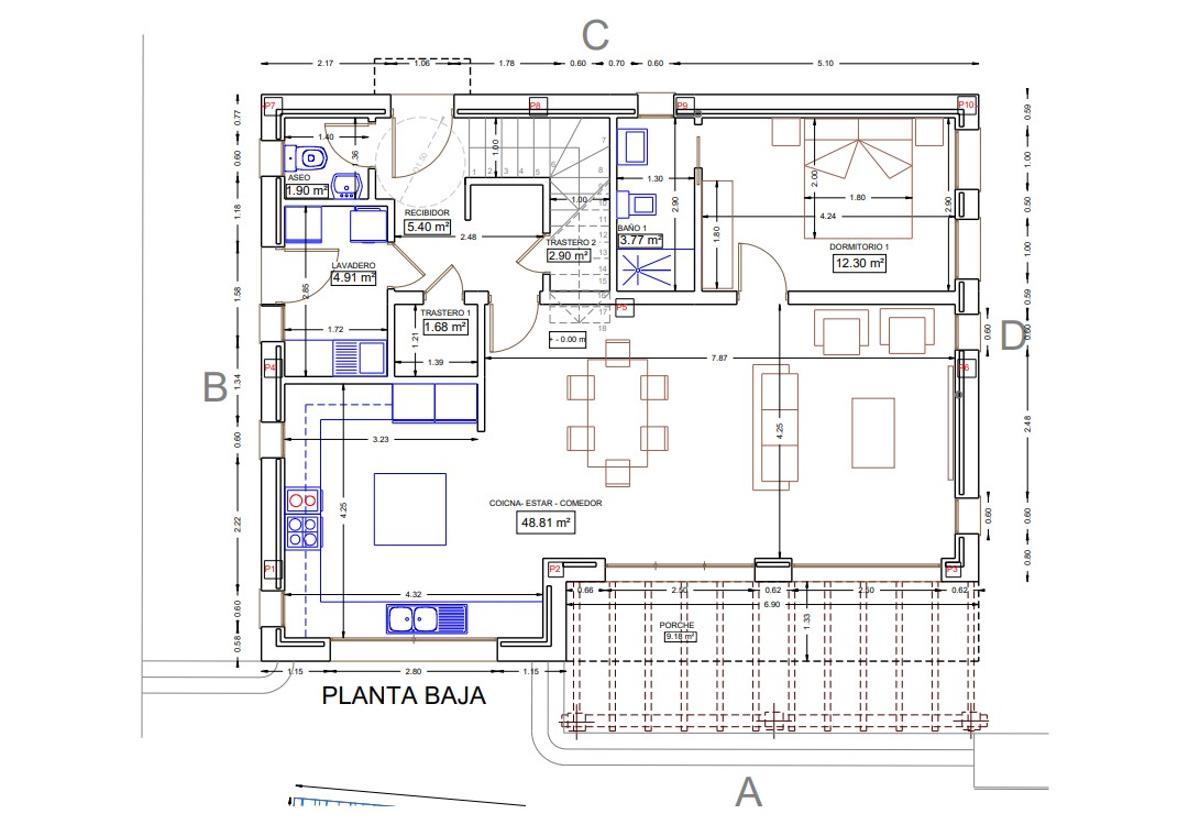 Appartamento a Moraira, Alicante, Spagna 3 camere da letto, 87 mq. N° 80287