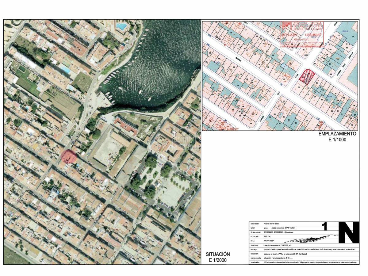 Land plot in Es Castell, Menorca, Spain 883 sq.m. No. 65469