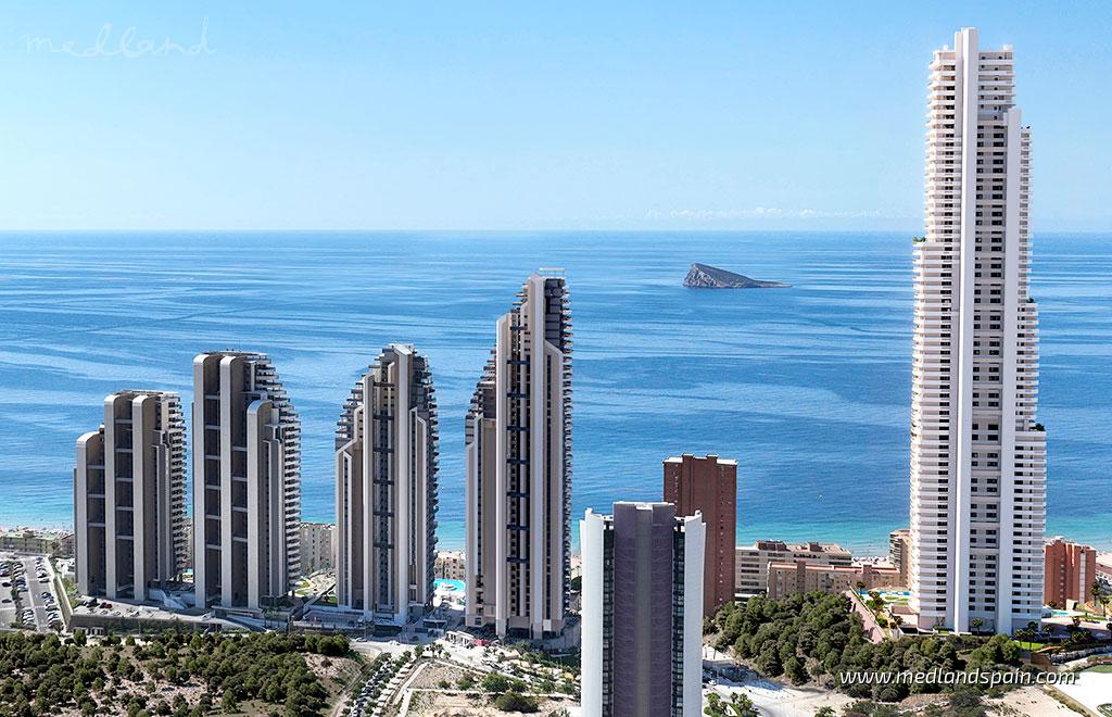 Wohnung in Benidorm, Alicante, Spanien 2 Schlafzimmer, 87 m2 Nr. 132997