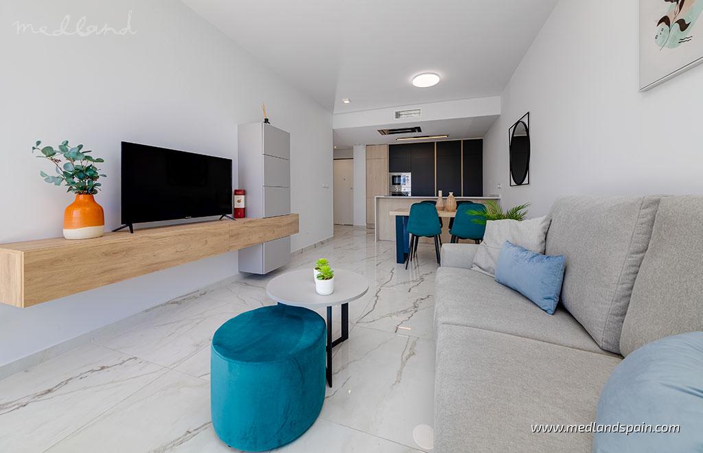 Apartamento en Torrevieja, Alicante, España 2 dormitorios, 77 m2 No. 132994