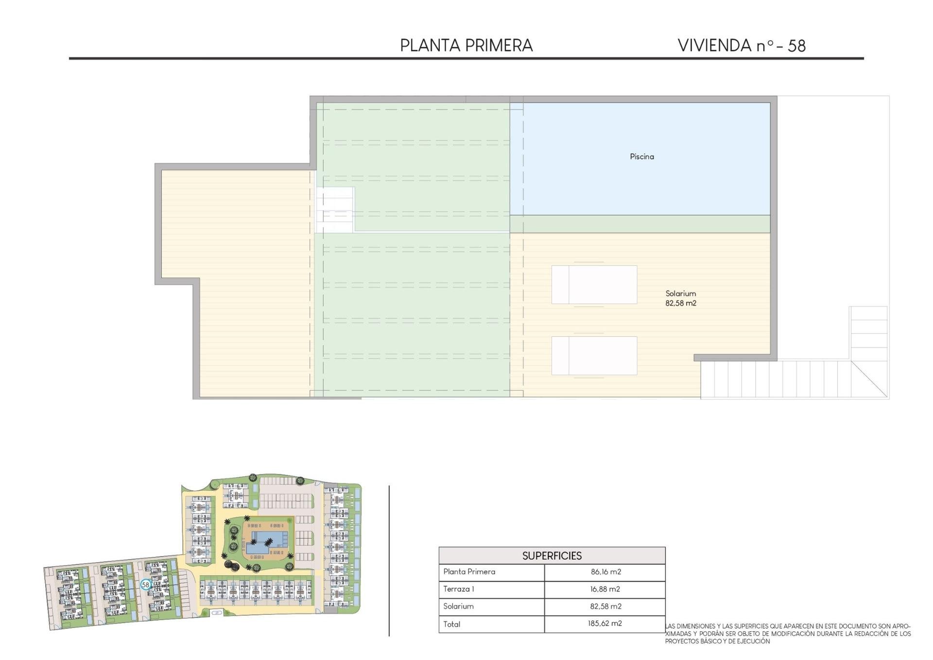 Bungalow in Finestrat, Alicante, Spanien 3 Schlafzimmer, 86 m2 Nr. 111399