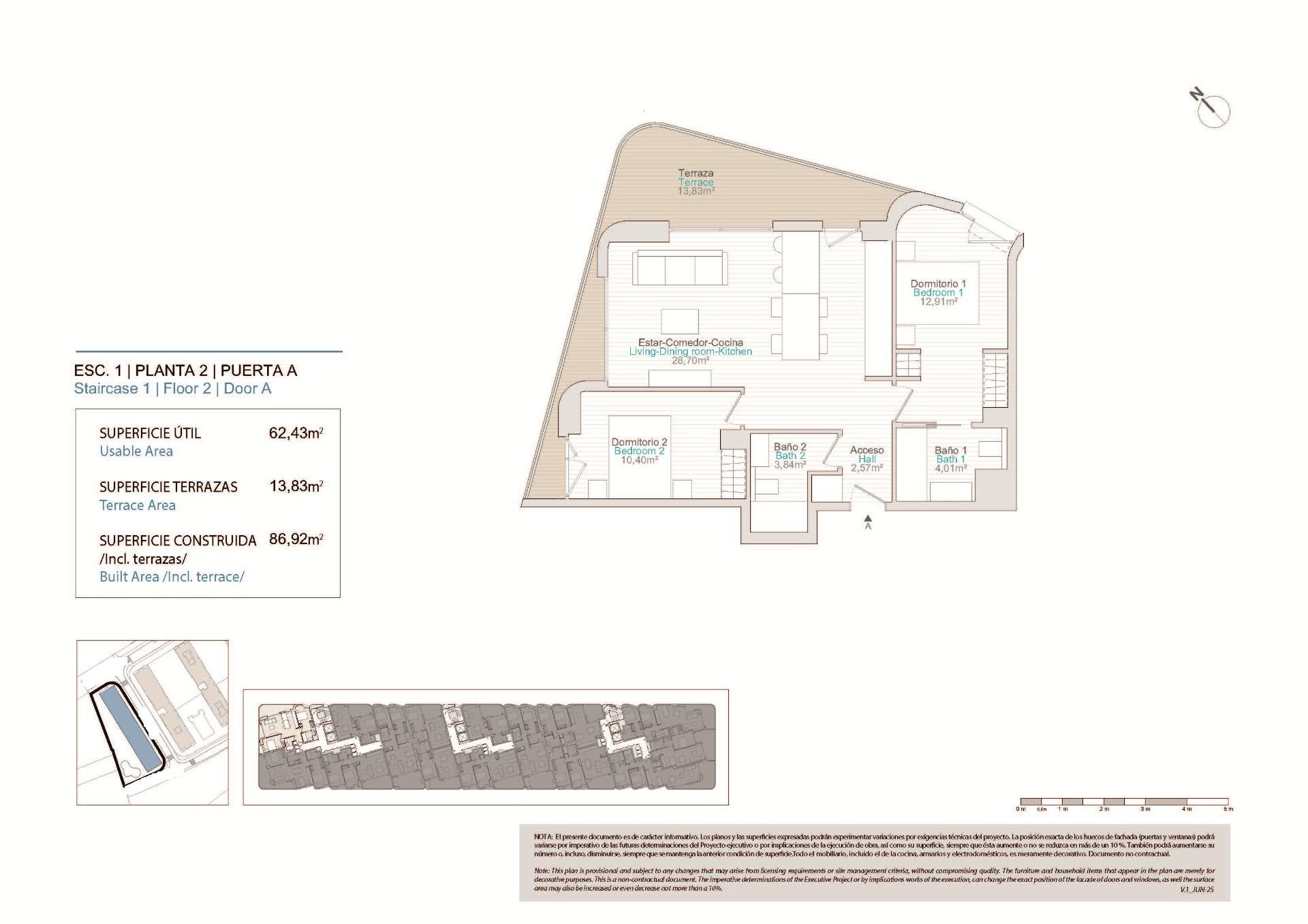 Apartament w Villajoyosa, Alicante, Hiszpania 2 sypialnie, 83 mkw. nr 141665