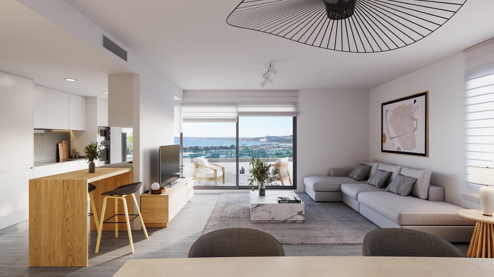 Apartamento en Alicante, España 1 dormitorio, 71 m2 No. 165275