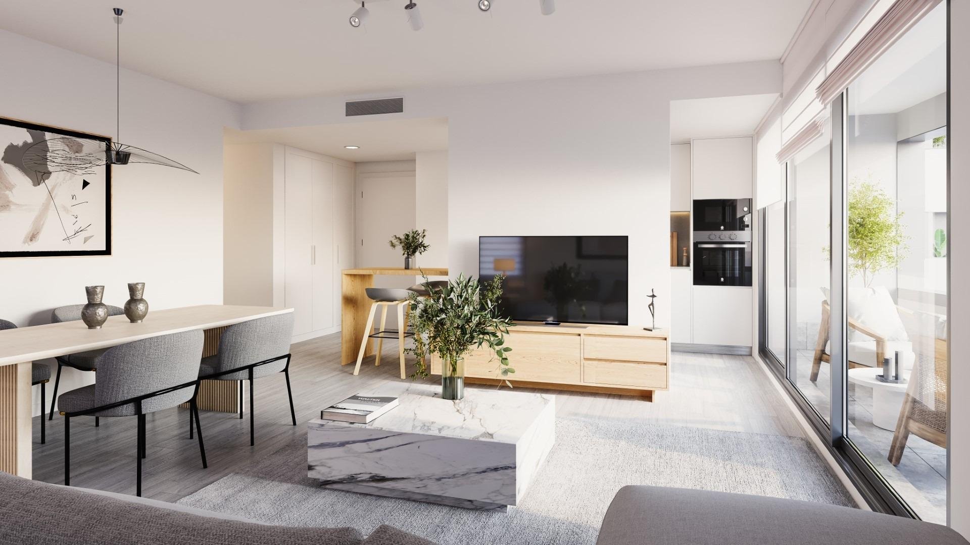 Apartamento en Alicante, España 1 dormitorio, 71 m2 No. 165275
