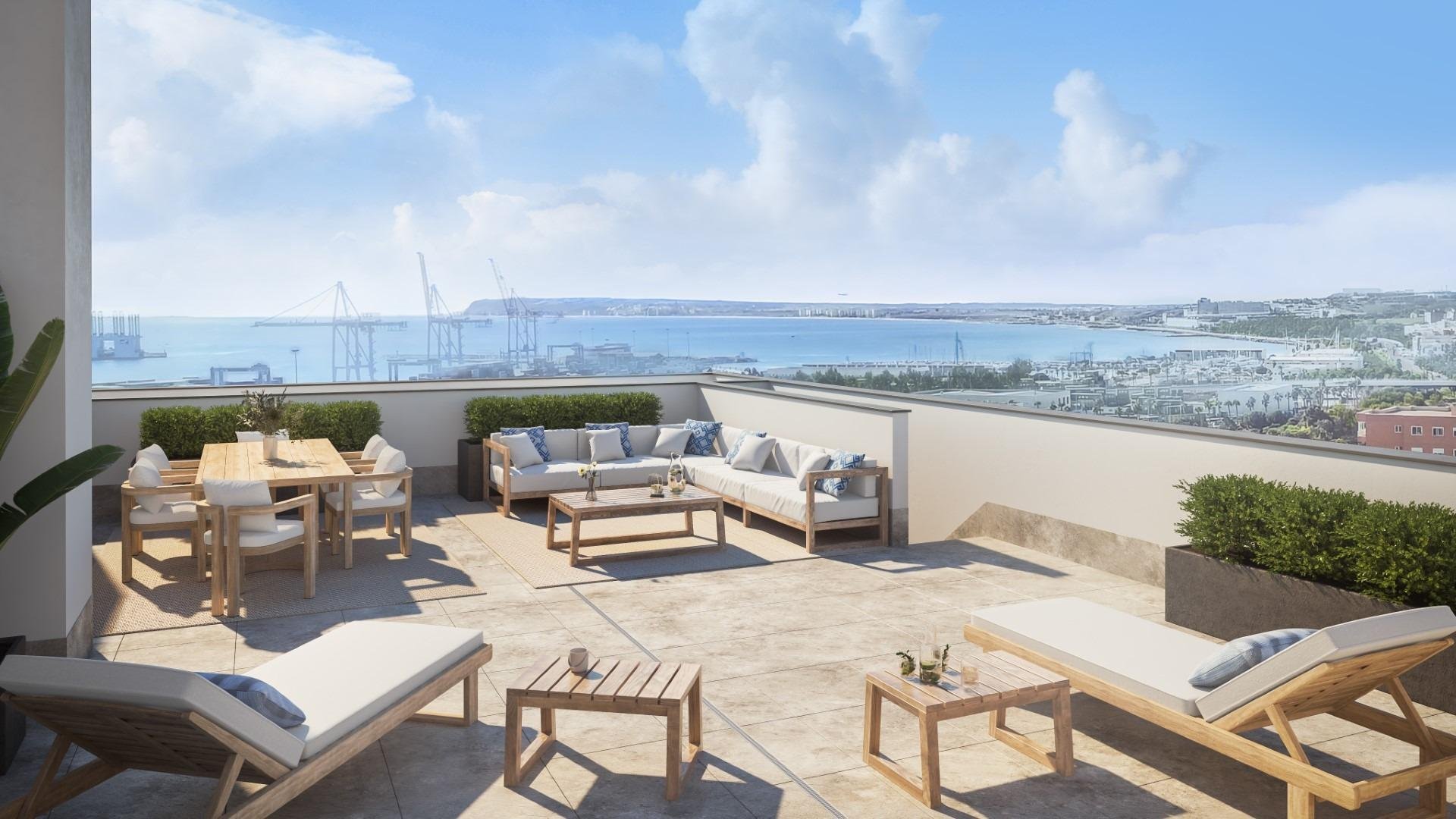 Apartamento en Alicante, España 1 dormitorio, 71 m2 No. 165275