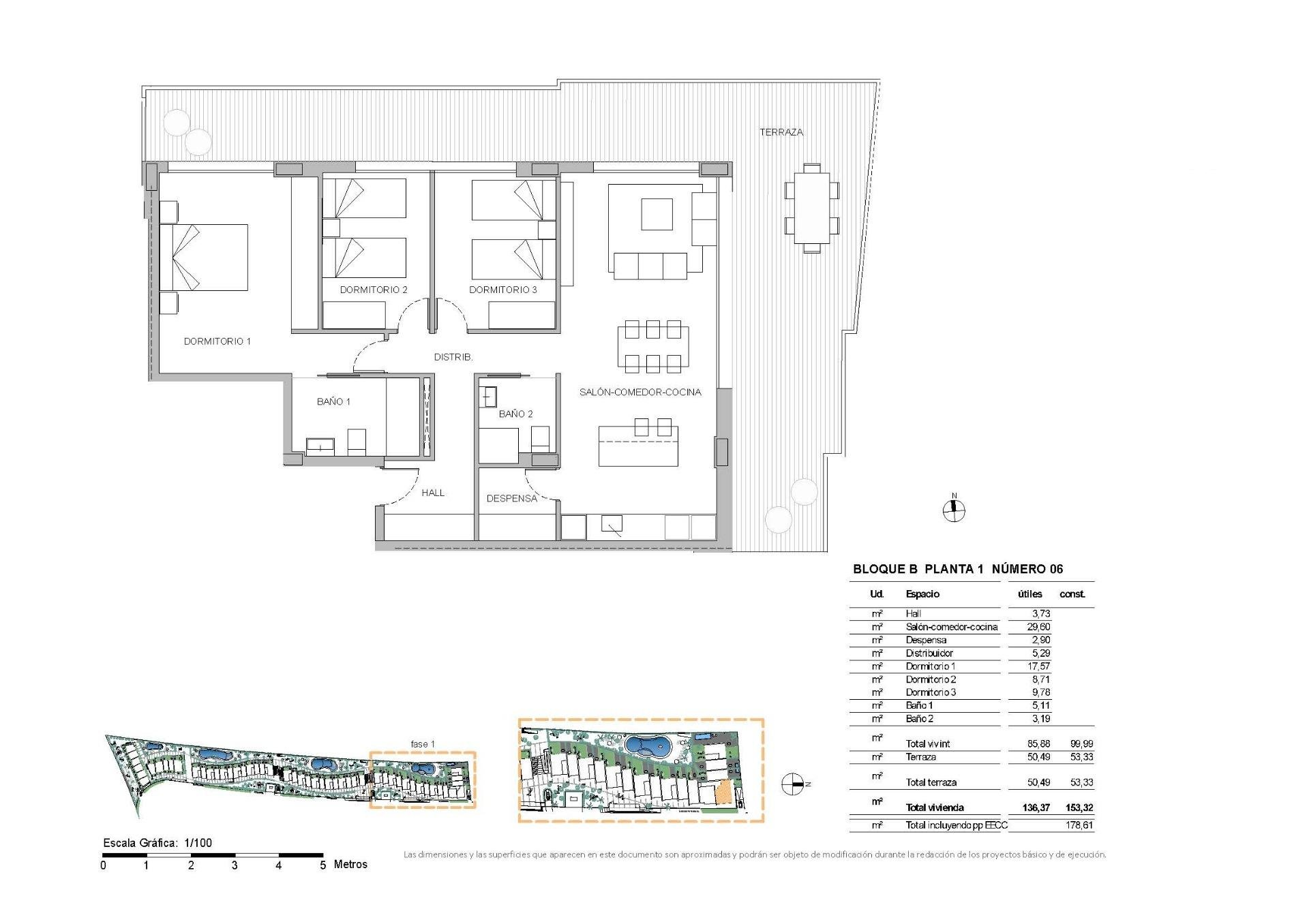 Appartamento a La Nucia, Alicante, Spagna 3 camere da letto, 99 mq. N° 180218