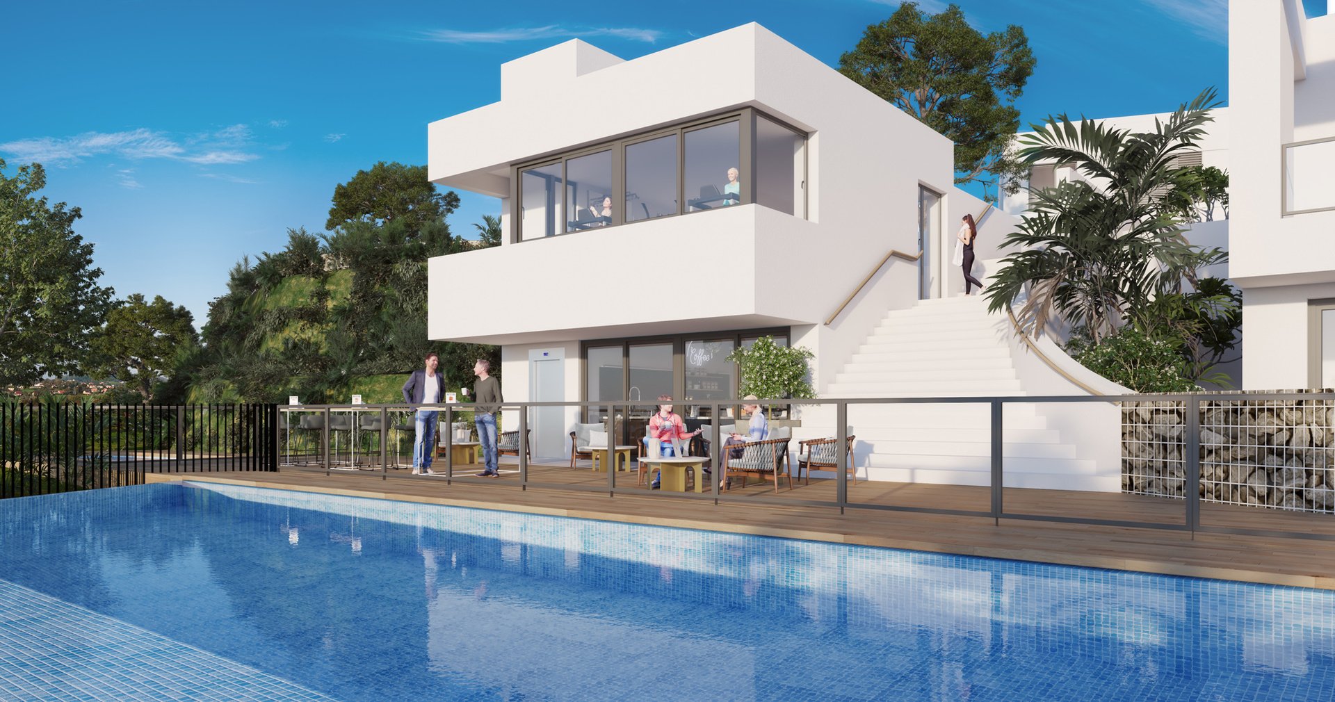 Duplex in Mijas, Malaga, Spanien 3 Schlafzimmer, 134 m2 Nr. 180222
