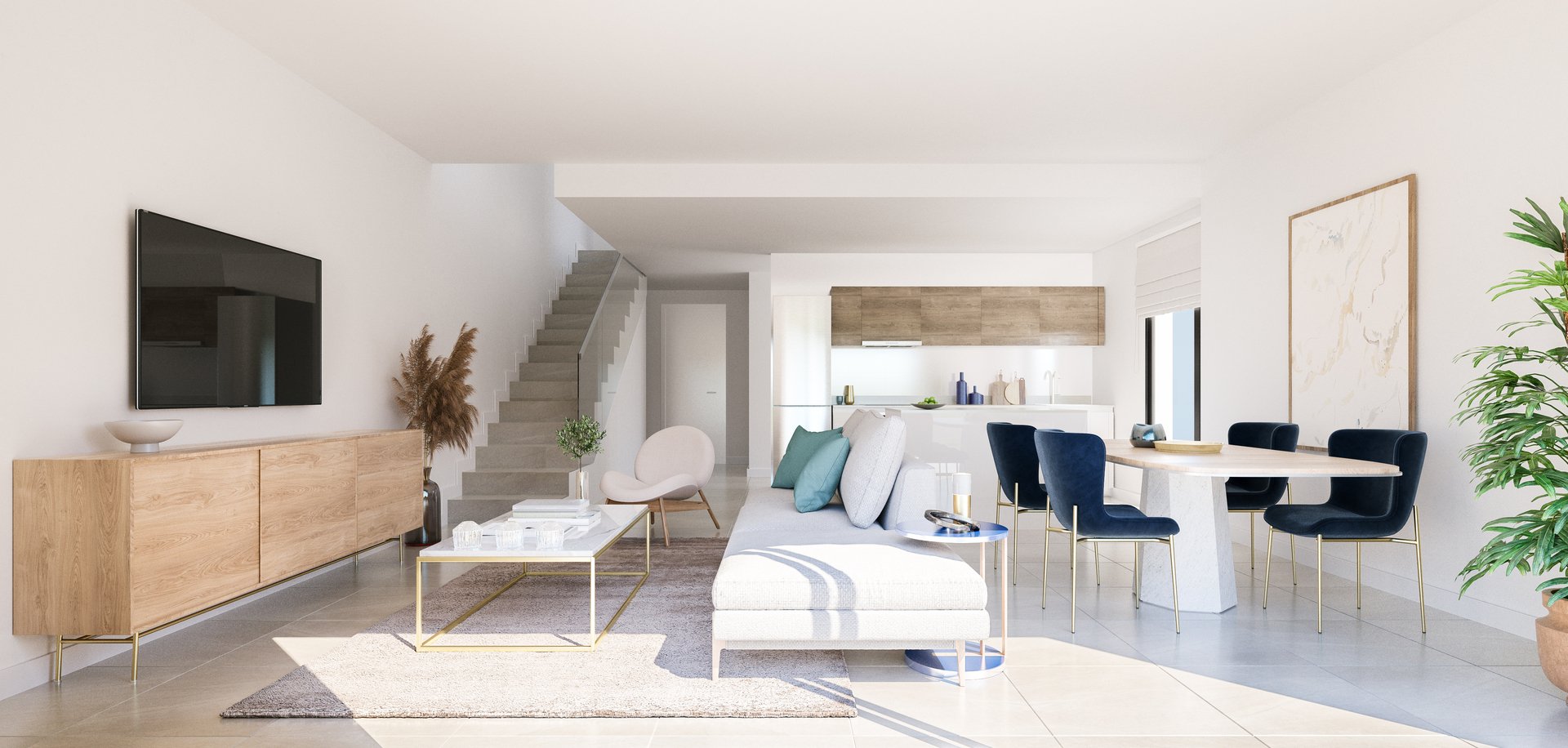 Duplex in Mijas, Malaga, Spanien 3 Schlafzimmer, 134 m2 Nr. 180222