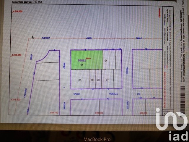 Land in Rojales, Alicante, Spanien 797 m2 Nr. 173338