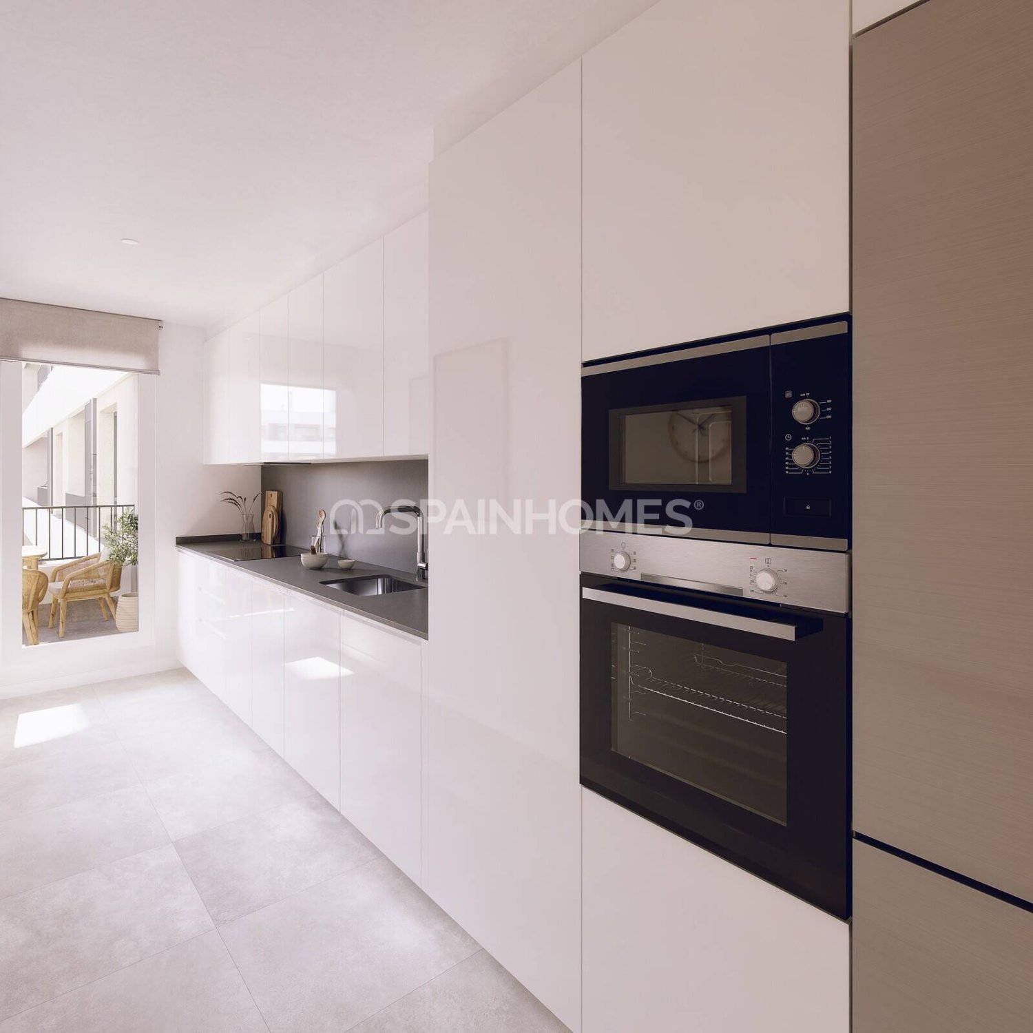 Kattohuoneisto Malaga, Espanja 3 makuuhuonetta, 75 m2 No. 195407