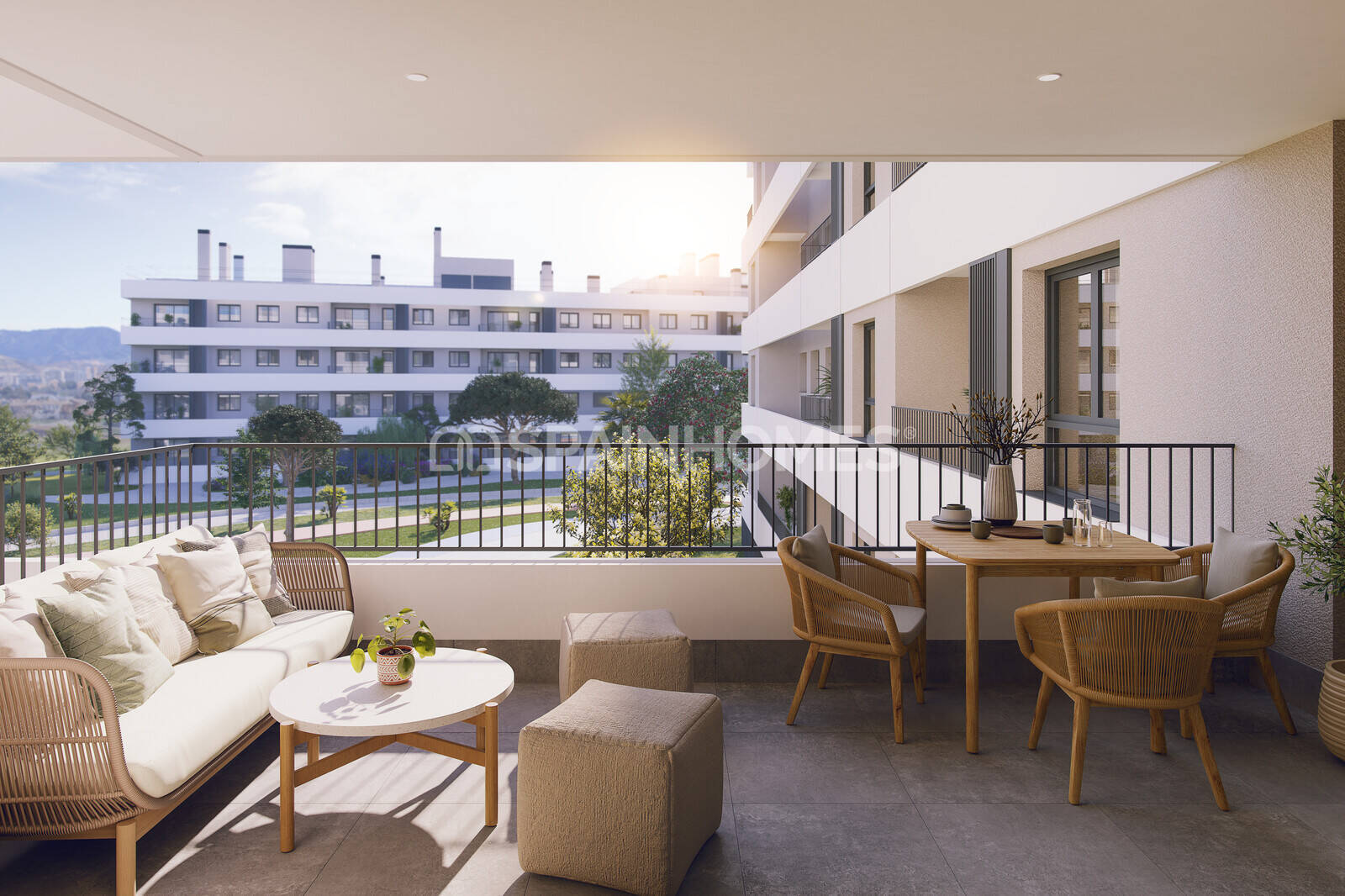 Kattohuoneisto Malaga, Espanja 3 makuuhuonetta, 75 m2 No. 195407