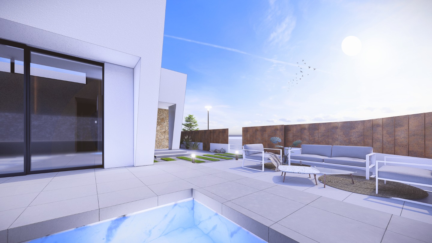 Villa en San Pedro del Pinatar, Murcia, España 3 dormitorios, 97 m2 No. 80849