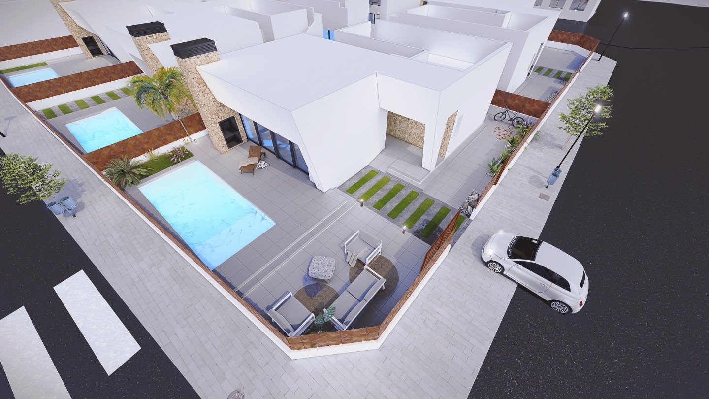 Villa en San Pedro del Pinatar, Murcia, España 3 dormitorios, 97 m2 No. 80849