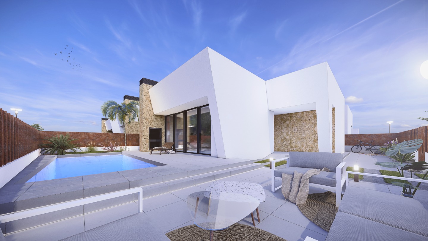 Villa en San Pedro del Pinatar, Murcia, España 3 dormitorios, 97 m2 No. 80849
