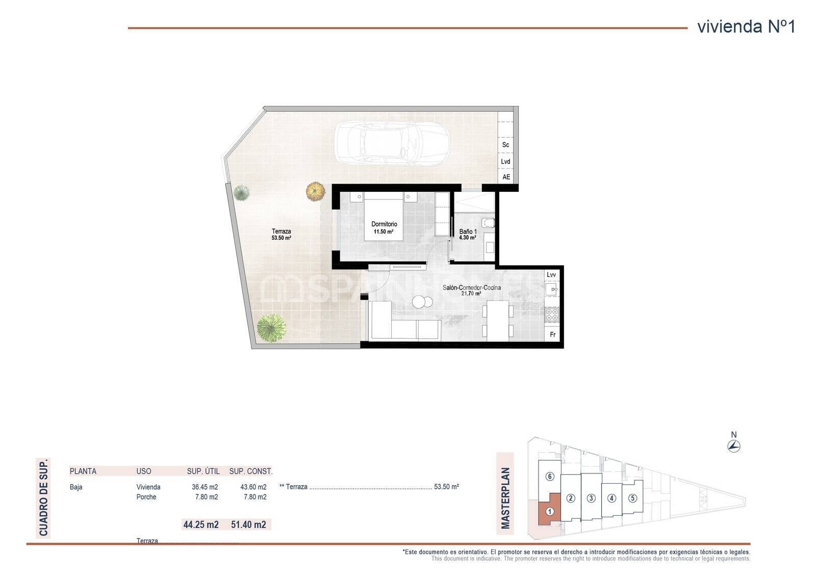 Dzīvoklis San Pedro del Pinatar, Murcia, Spānijā 2 istabas, 92 m2 Nr. 167358