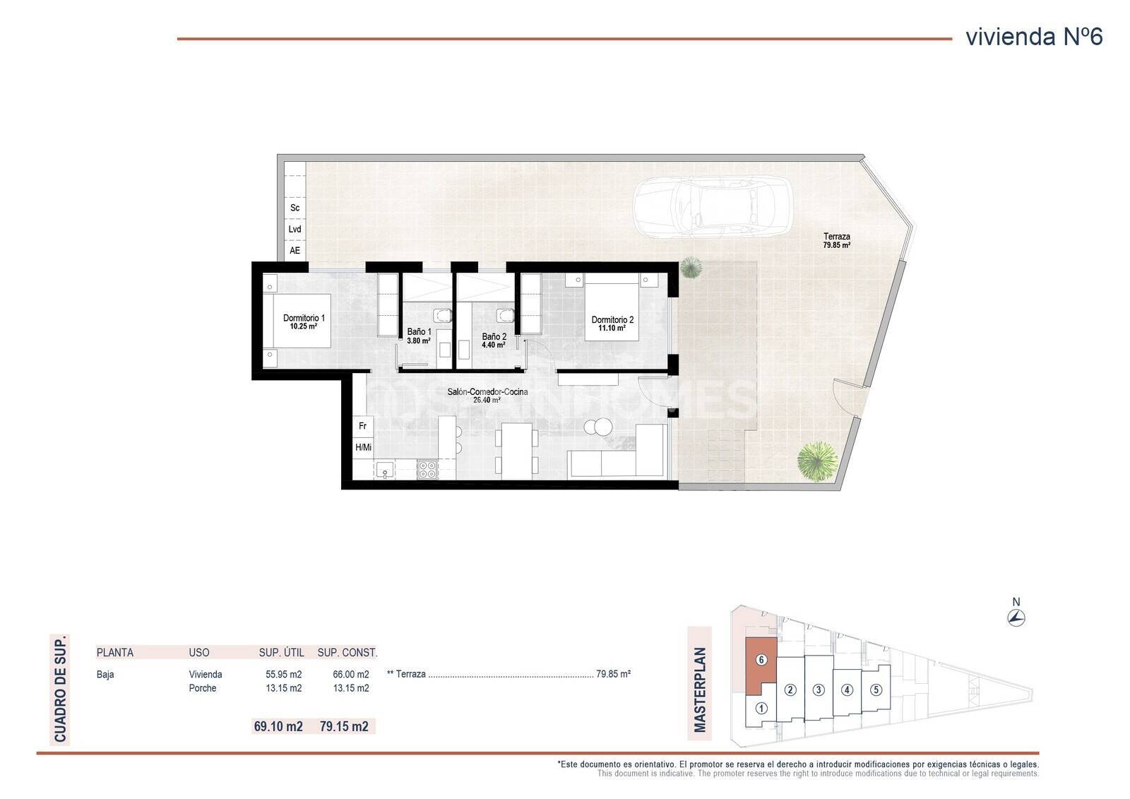Dzīvoklis San Pedro del Pinatar, Murcia, Spānijā 2 istabas, 92 m2 Nr. 167358