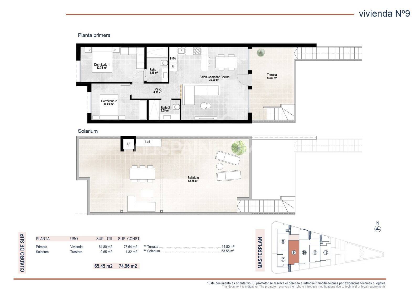 Dzīvoklis San Pedro del Pinatar, Murcia, Spānijā 2 istabas, 92 m2 Nr. 167358