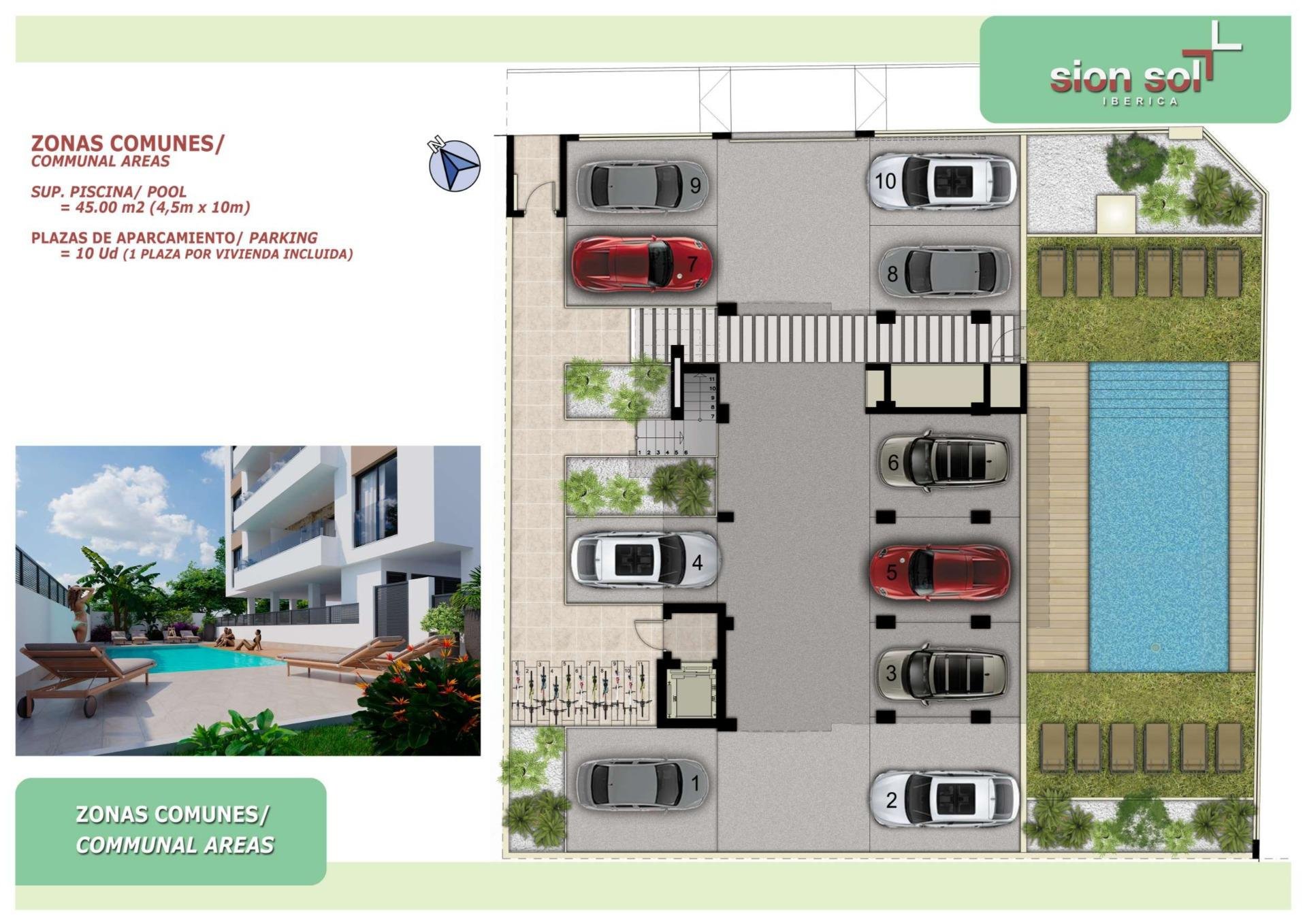 Appartamento a Torrevieja, Alicante, Spagna 2 camere da letto, 67 mq. N° 166012