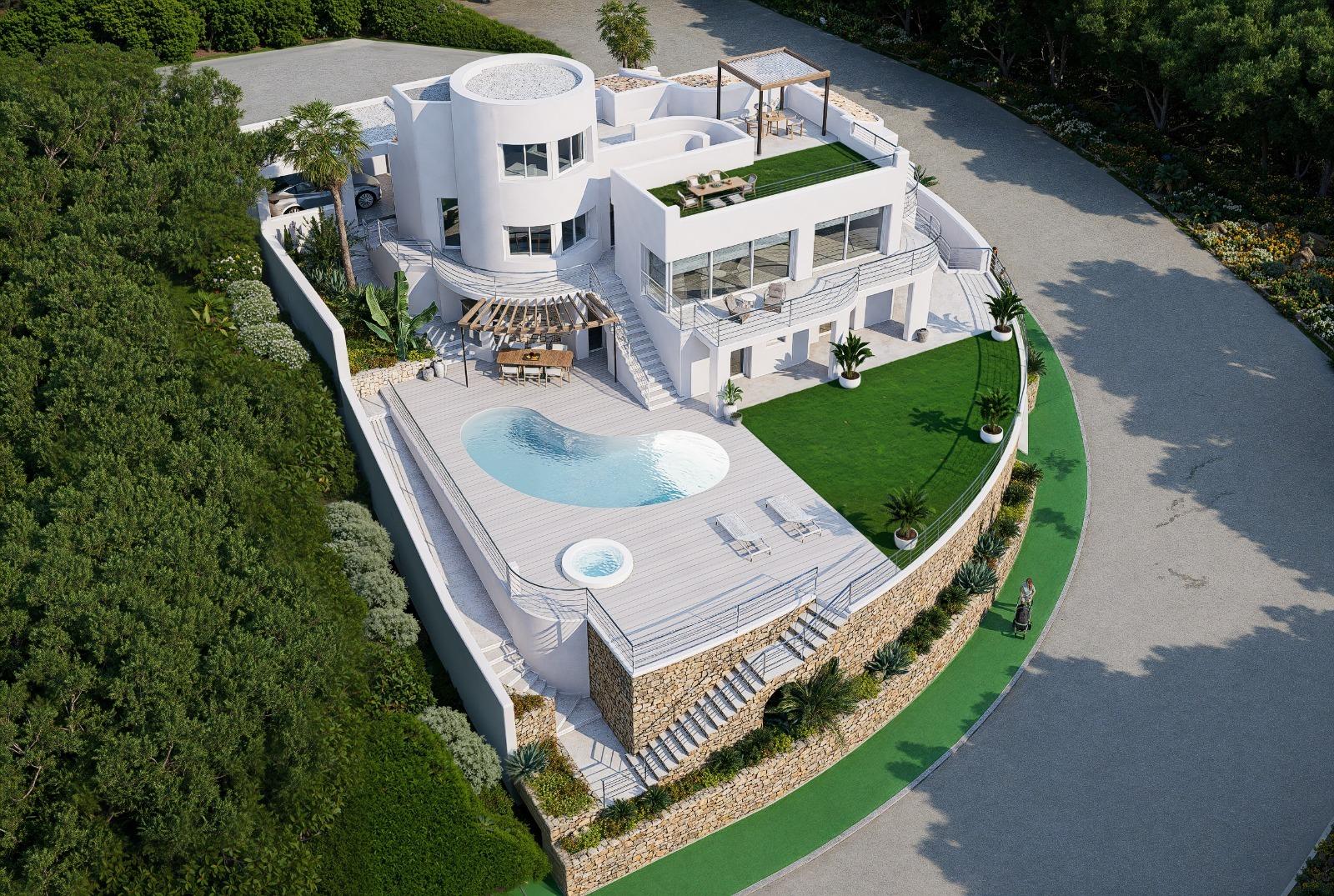 Willa w Zona Altea Hills, Alicante, Hiszpania 4 sypialnie, 270.1 mkw. nr 166011