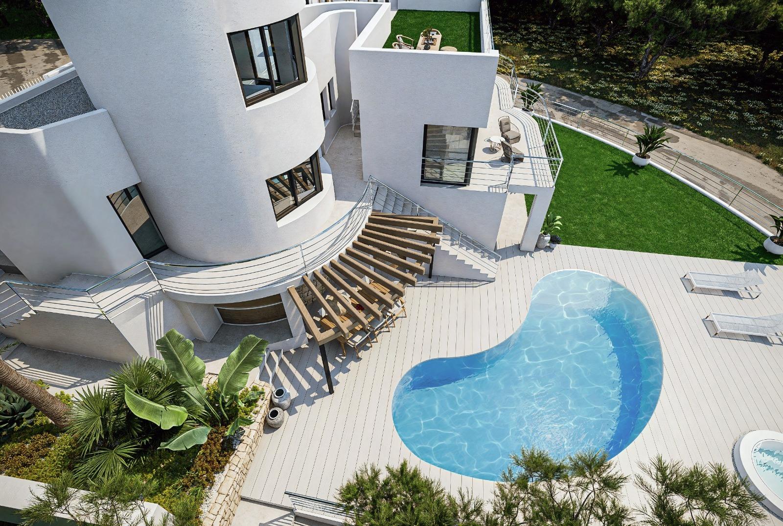 Willa w Zona Altea Hills, Alicante, Hiszpania 4 sypialnie, 270.1 mkw. nr 166011
