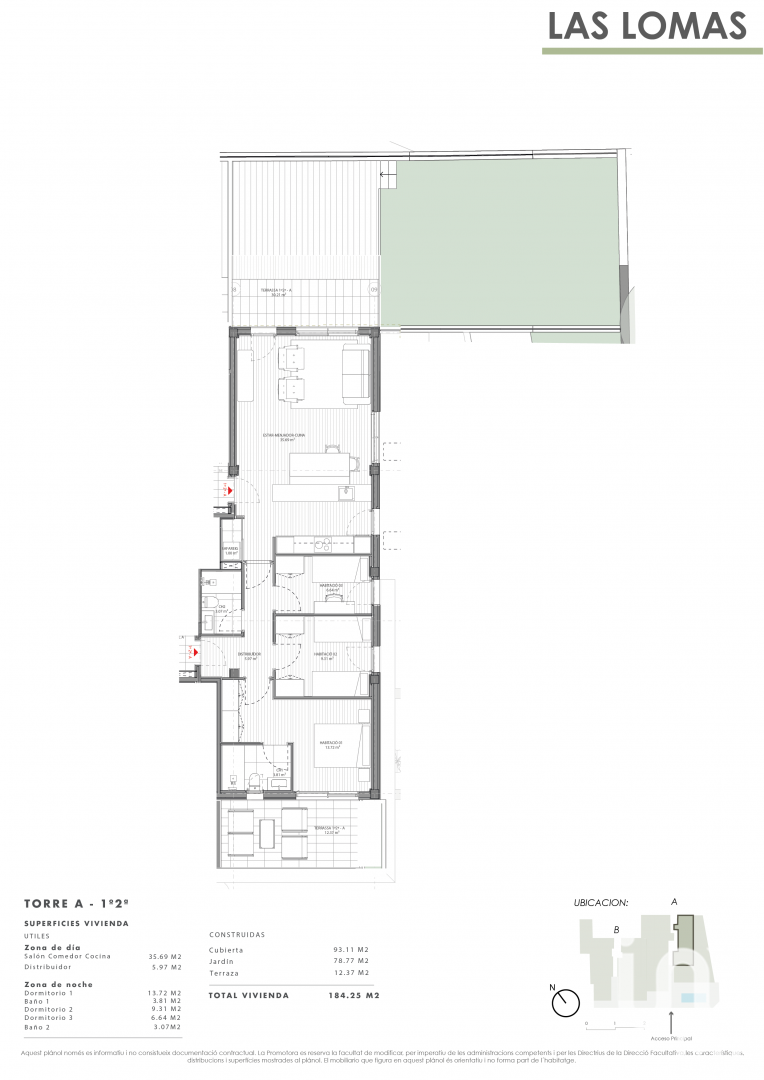 Appartamento a Cerdanyola Del Valles, Barcelona, Spagna 3 camere da letto, 187 mq. N° 153168
