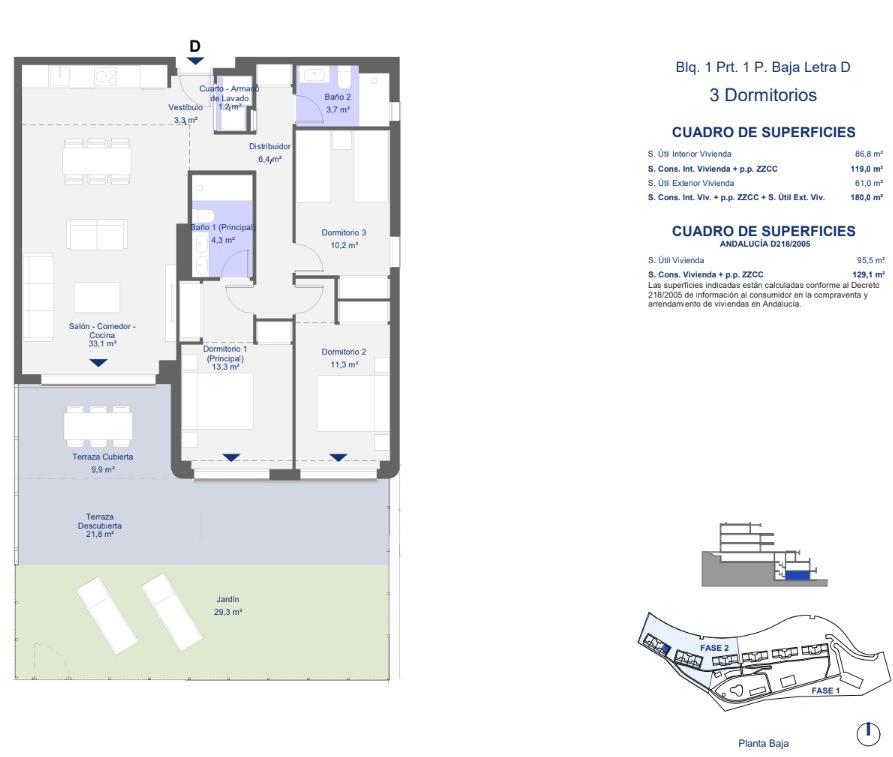 Apartamento en San Roque, Cádiz, España 3 dormitorios, 129 m2 No. 151723