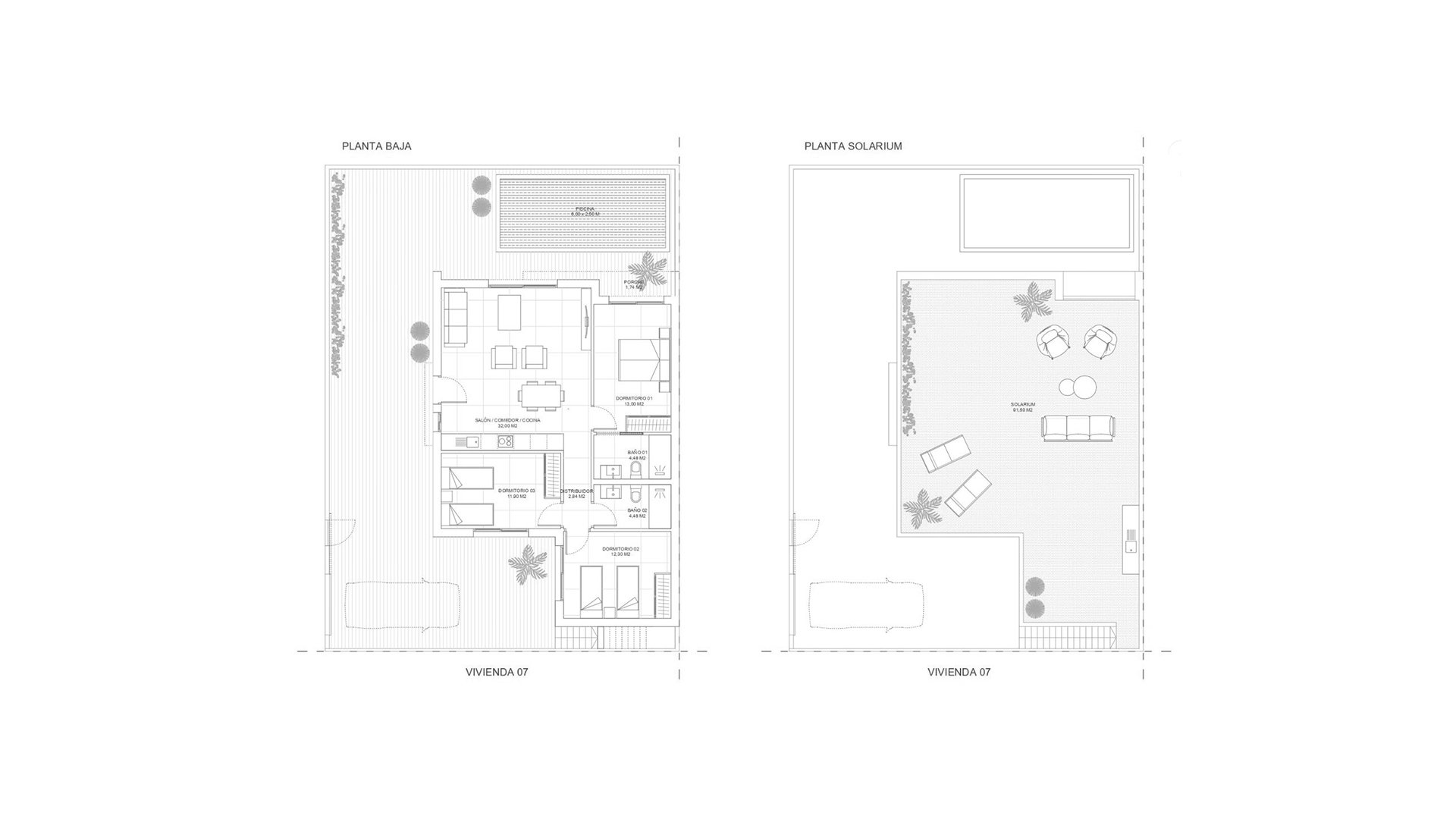 Villa en Residencial Breathe III, Murcia, España 3 dormitorios, 96.32 m2 No. 148444