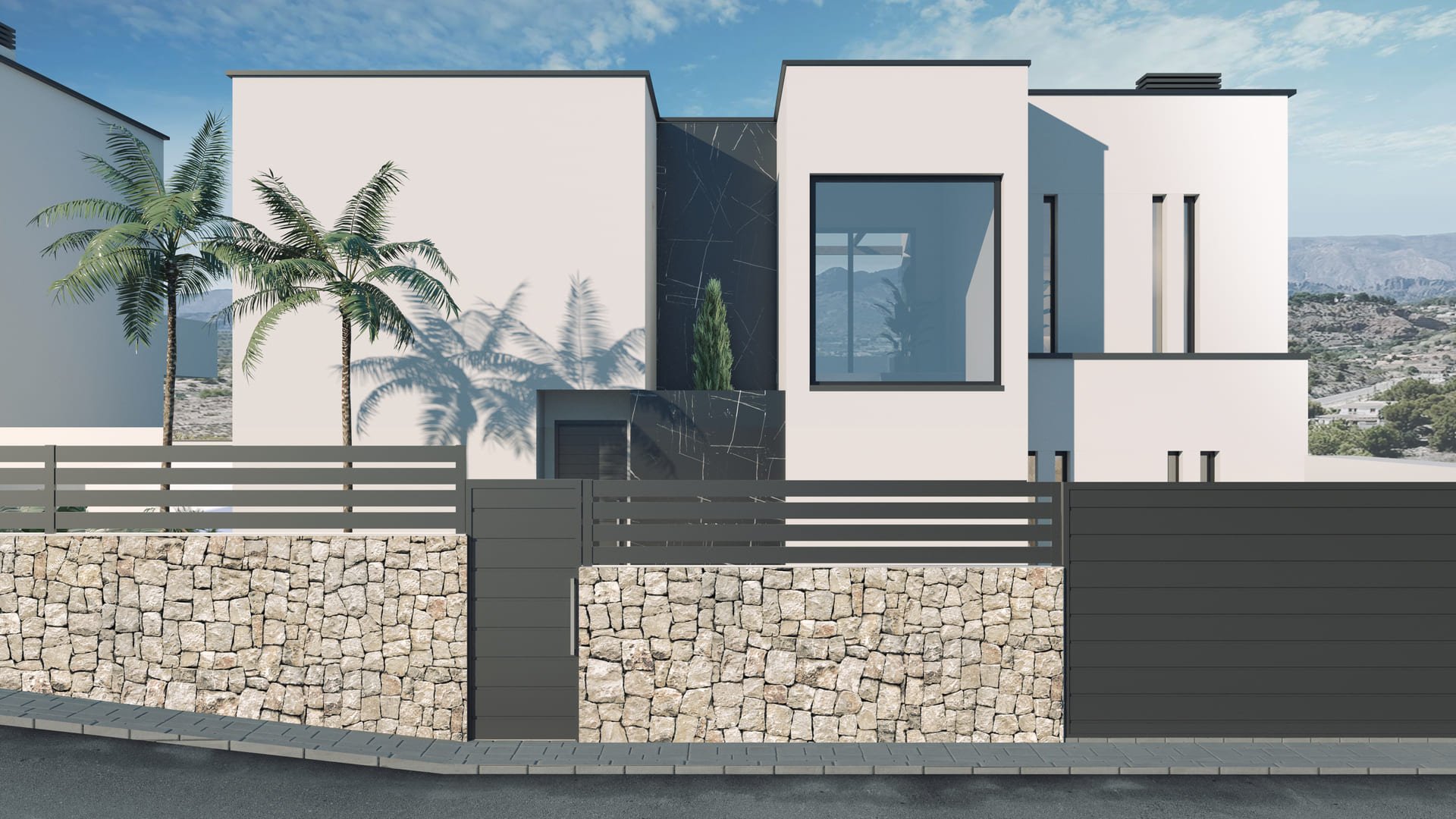 Villa i Finestrat, Alicante, Spanien 3 sovrum, 250 kvm. Nr. 168191