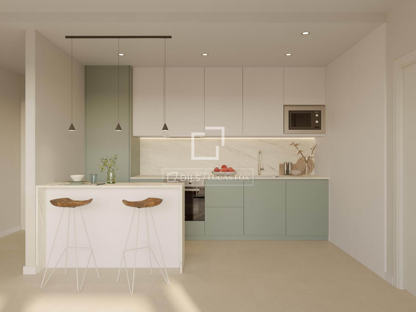 Kattohuoneisto Barcelona, Espanja 3 makuuhuonetta, 97 m2 No. 195613