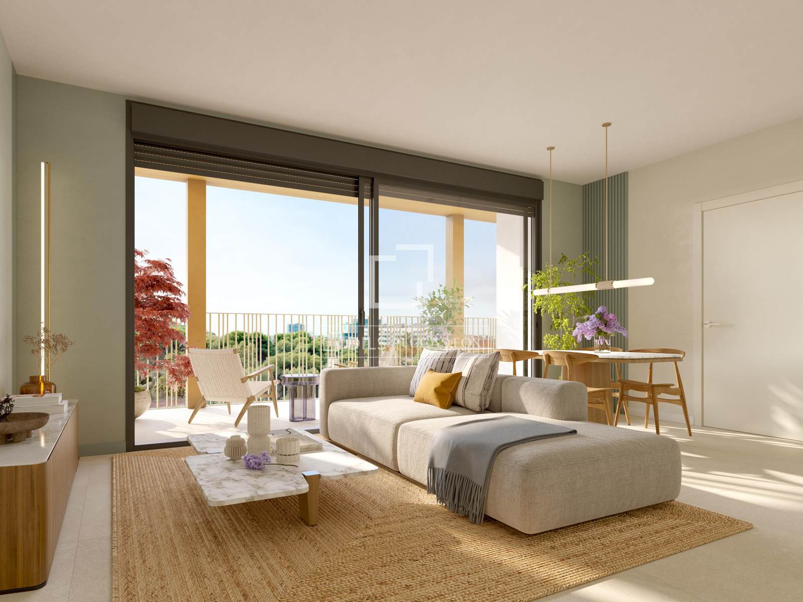Kattohuoneisto Barcelona, Espanja 3 makuuhuonetta, 97 m2 No. 195613