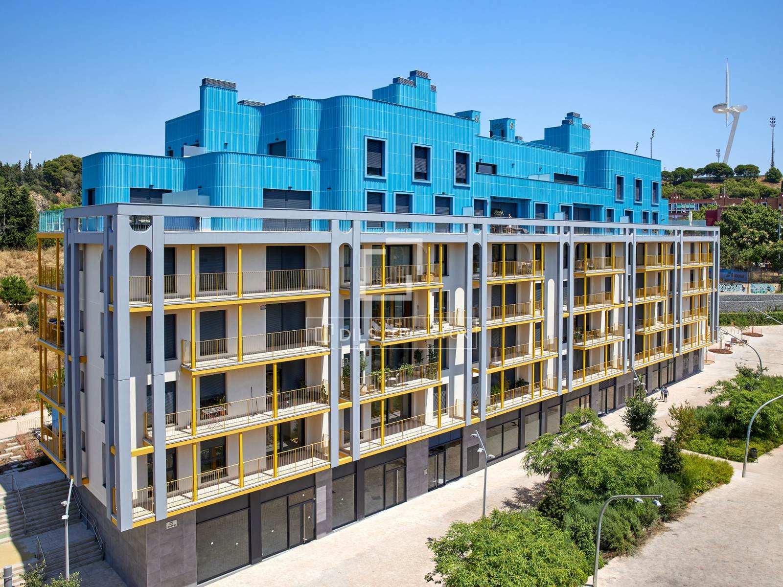 Kattohuoneisto Barcelona, Espanja 3 makuuhuonetta, 97 m2 No. 195613