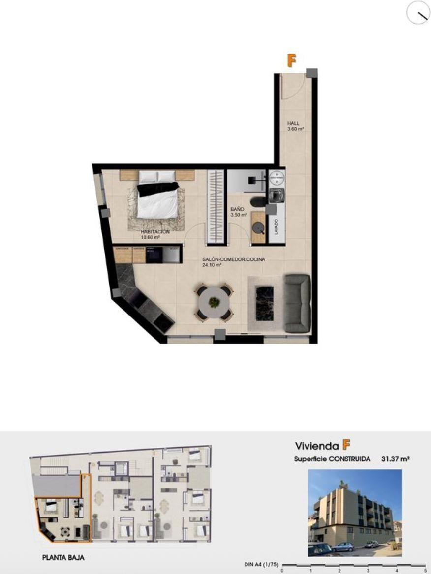 Apartamento en Elche, Alicante, España 2 dormitorios, 84.7 m2 No. 181643