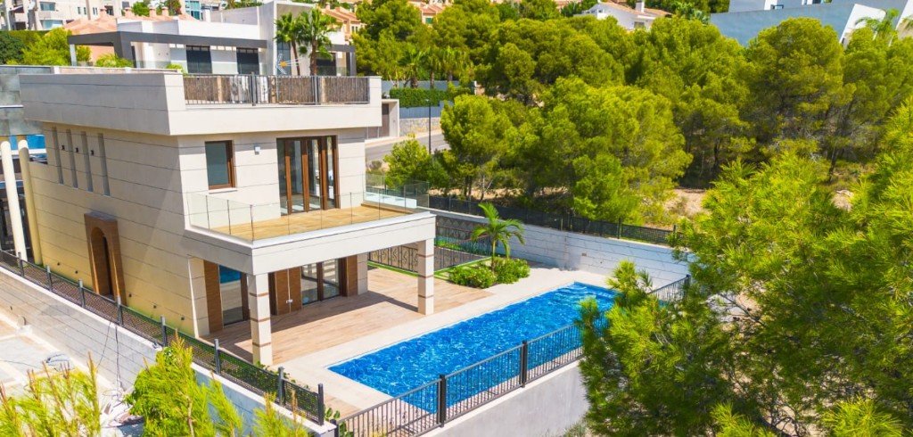 Villa i Finestrat, Alicante, Spanien 4 sovrum, 380 kvm. Nr. 145199