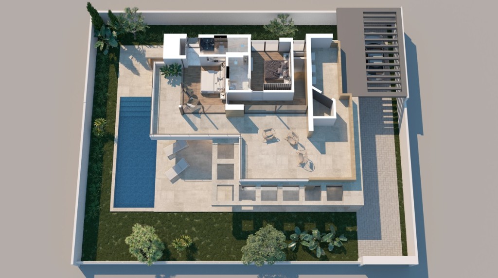 Villa i Ciudad Quesada, Alicante, Spanien 3 sovrum, 150 kvm. Nr. 145195