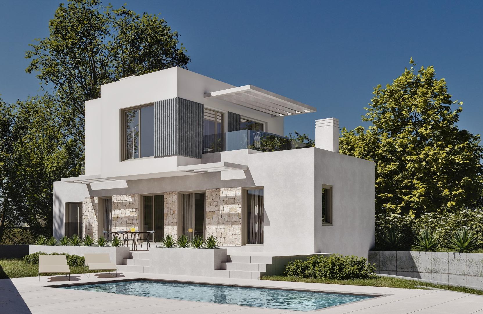 Villa en Finestrat, Alicante, España 3 dormitorios, 252 m2 No. 165225