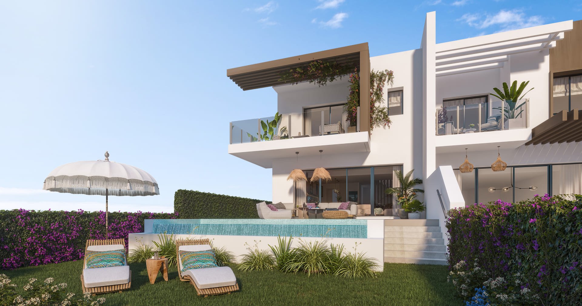 Villa en Mijas, Málaga, España 3 dormitorios, 257 m2 No. 154528