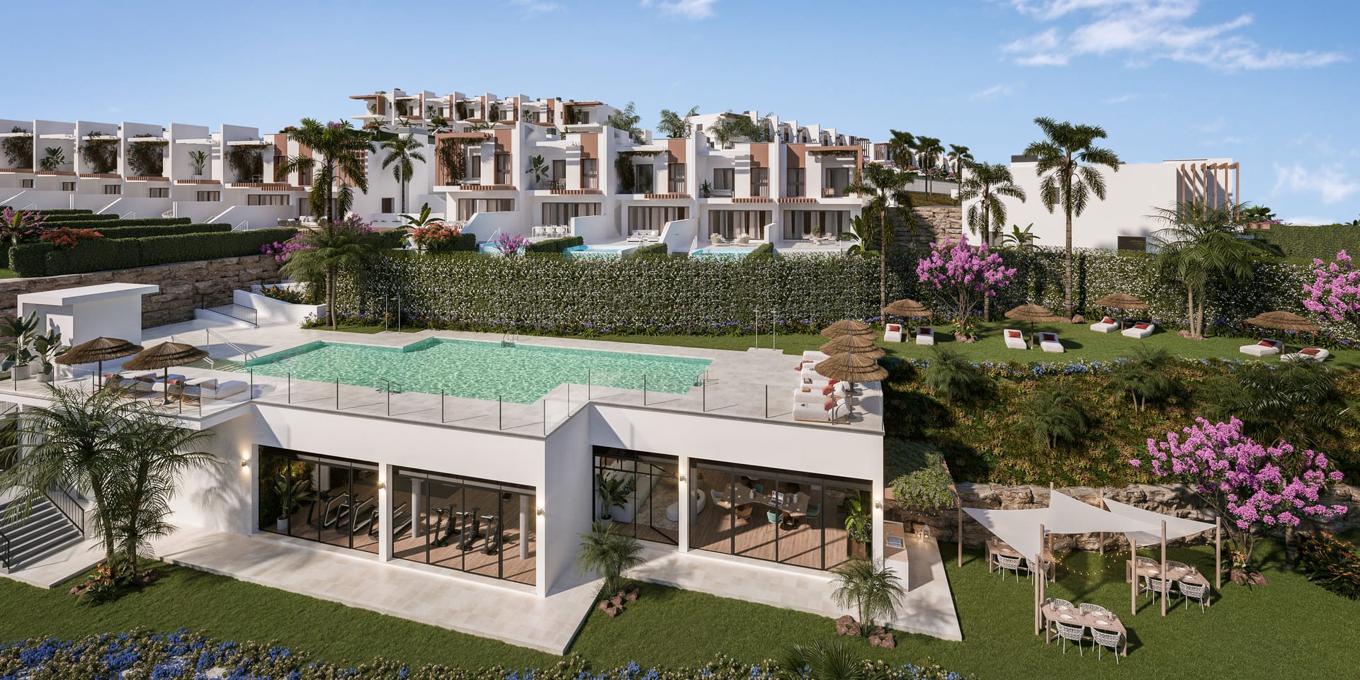 Villa en Mijas, Málaga, España 3 dormitorios, 257 m2 No. 154528