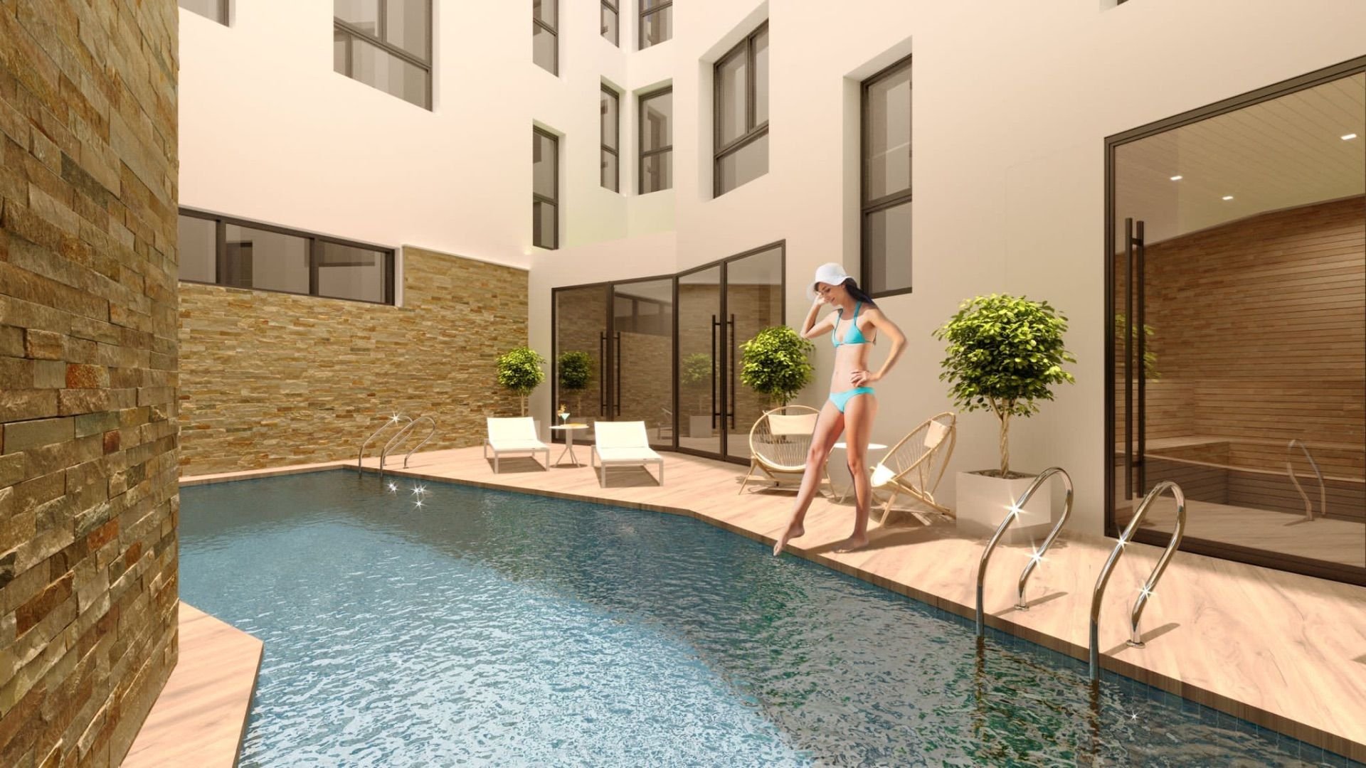 Wohnung in Alicante, Spanien 2 Schlafzimmer, 99 m2 Nr. 95549