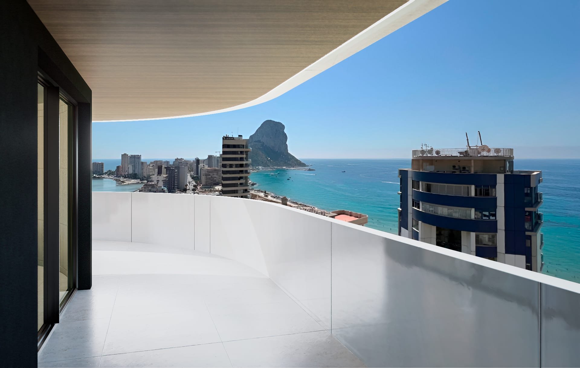 Квартира в Кальпе, Аликанте, Испания 1 спальня, 68м2 №188807