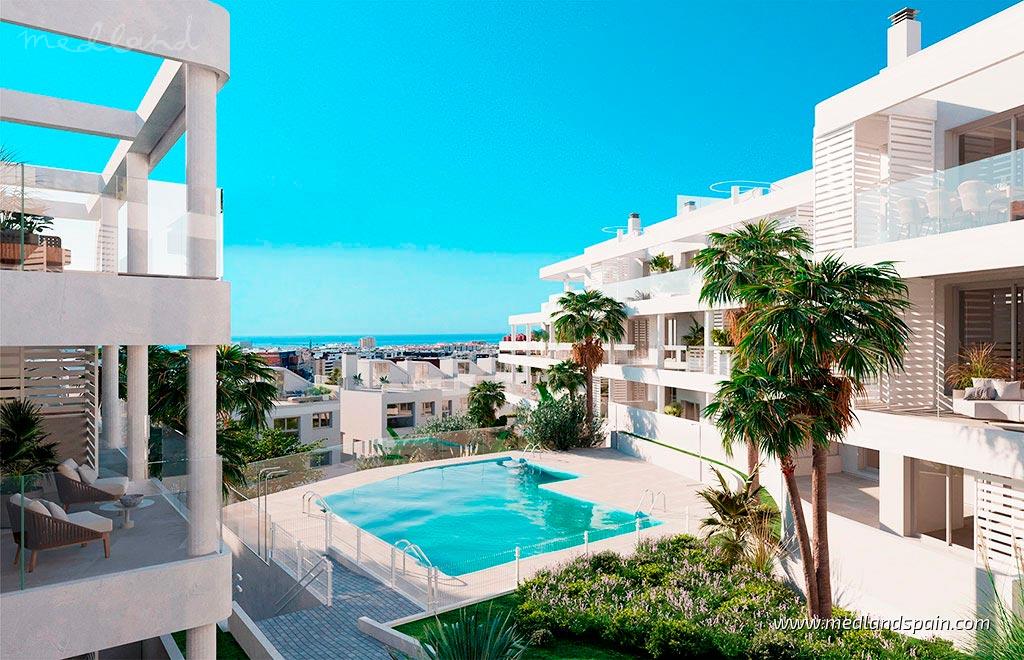 Apartament w Estepona, Malaga, Hiszpania 2 sypialnie, 105 mkw. nr 144481