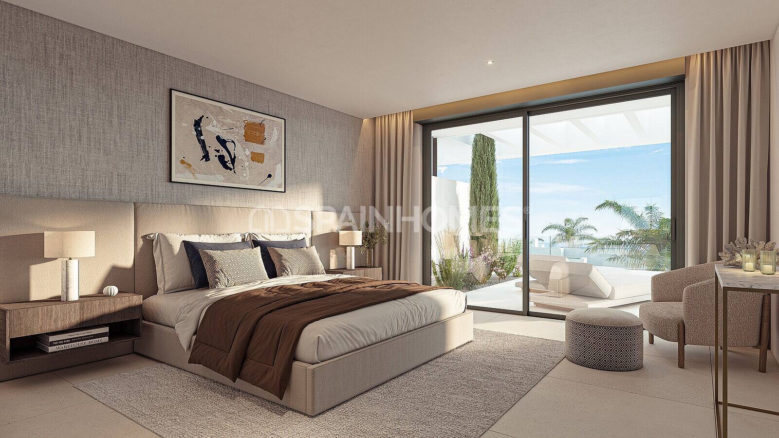 Kattohuoneisto Marbella, Malaga, Espanja 3 makuuhuonetta, 140 m2 No. 177868