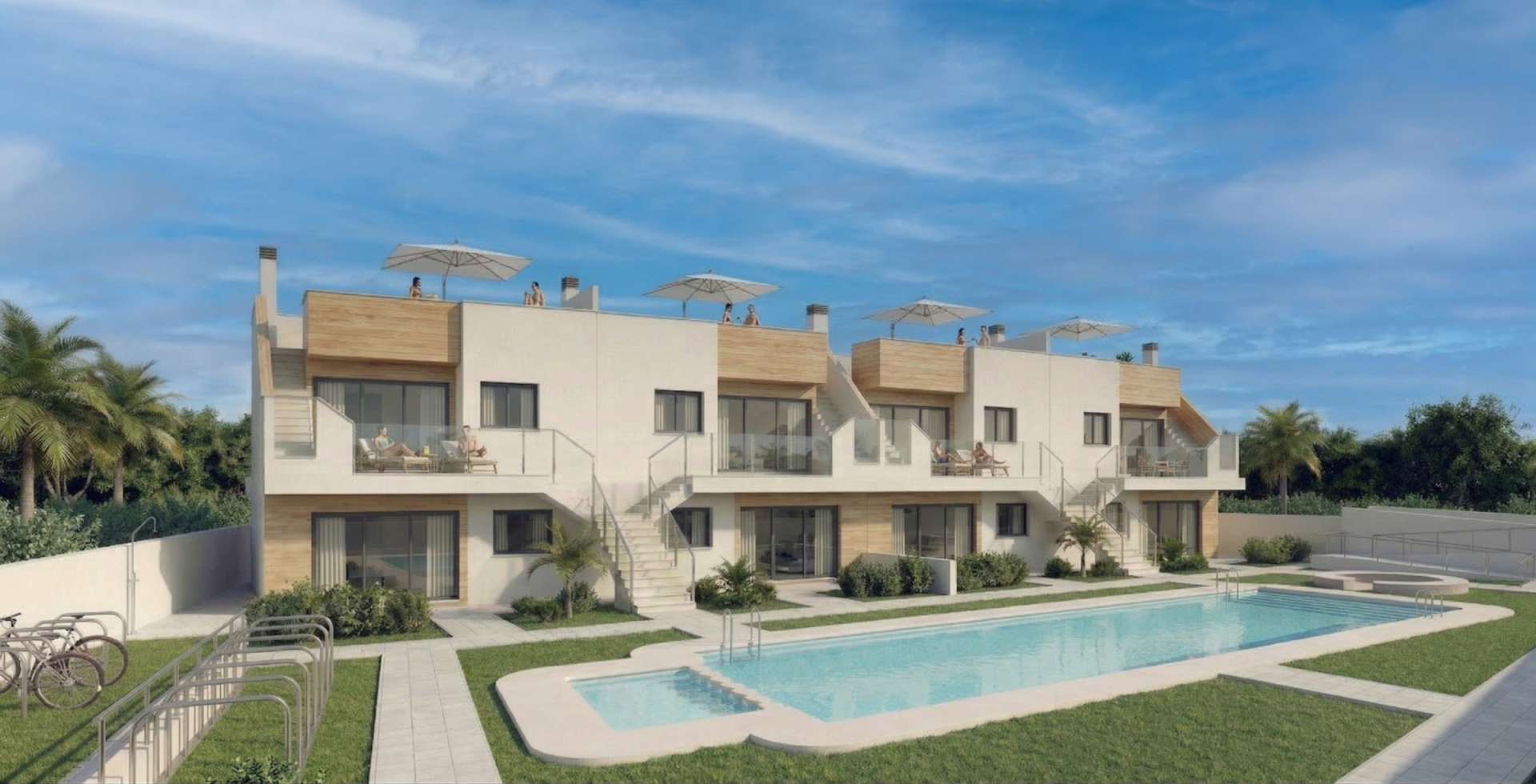 Bungalow a San Javier, Murcia, Spagna 3 camere da letto, 88 mq. N° 195451