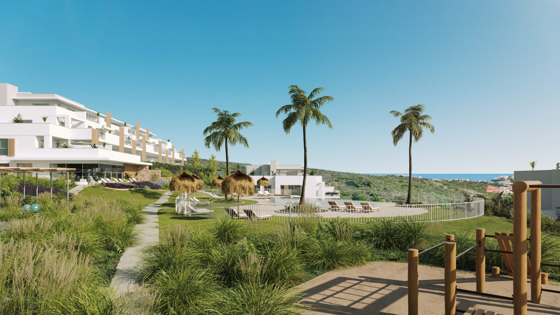 Apartamento en Casares, Málaga, España 3 dormitorios, 209 m2 No. 180034